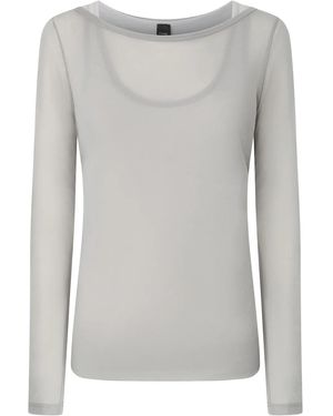 Pinko Maglia Merci Grigia - Grigio