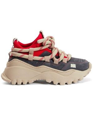 Ami Paris Ami De Coeur Chunky Trainers - Red
