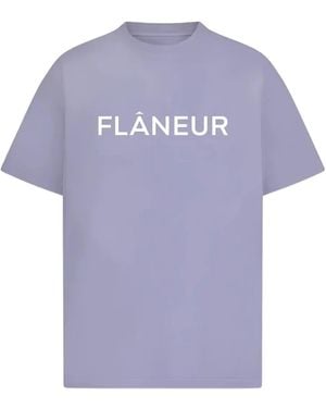 flâneur Logo T-Shirt - Purple