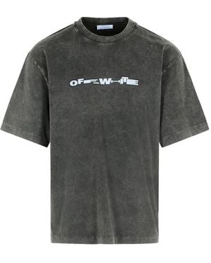 Off-White c/o Virgil Abloh ロゴ Tシャツ - グレー