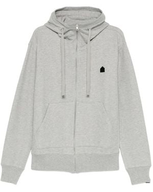 Dover Street Market Marl-Effect Drawstring Hoodie - Gray