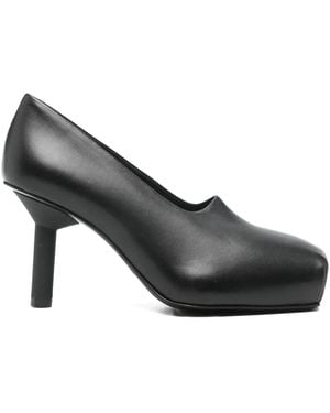 ALAINPAUL 80Mm Square Toe Pumps - Black