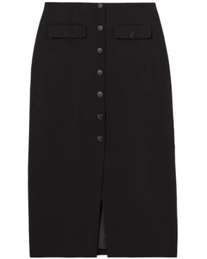 Claudie Pierlot Midi Skirt - Black