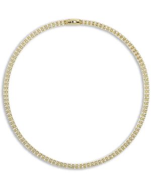 Desmo Collar Infinity Round Con Cuentas - Blanco