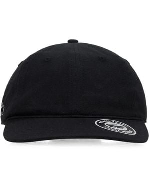 DENIM TEARS Panther Logo-Embroidered Cap - Black
