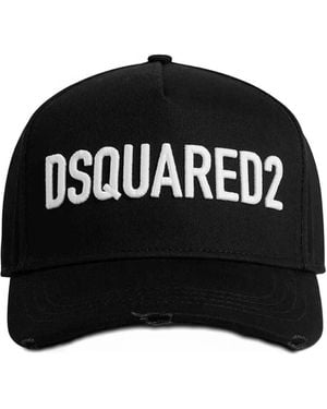 DSquared² Logo-embroidered baseball cap - Schwarz