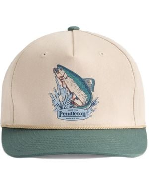 Pendleton Graphic-Print Baseball Cap - Natural
