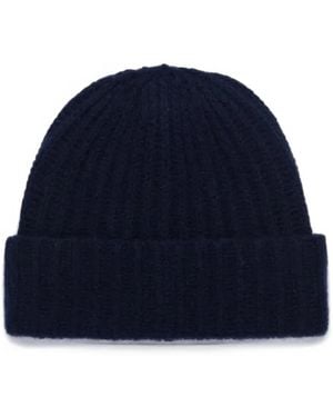 Sebago Lowell Ribbed-Knit Beanie Hat - Blue