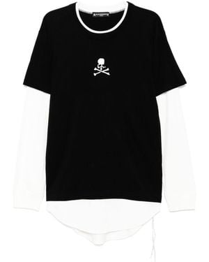 MASTERMIND WORLD Logo-Print T-Shirt - Black