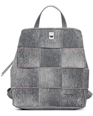 Desigual Yoko Panelled Backpack - Grey