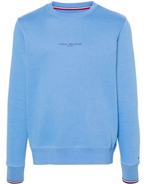 Tommy Hilfiger ロゴ スウェットシャツ - ブルー