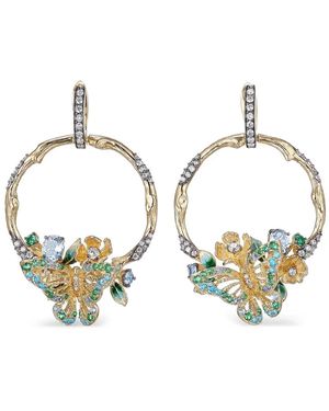 Anabela Chan 14K And 18K Vermeil Orchard Multi-Stone Hoop Earrings - Metallic