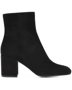 Gianvito Rossi Joelle Stiefel Aus Wildleder - Schwarz