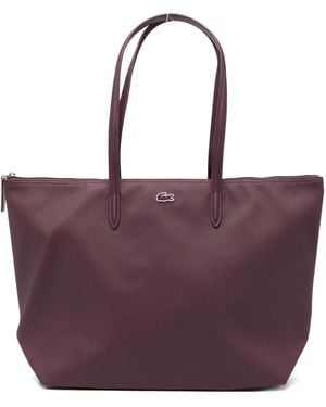 Lacoste Borsa Tote L.12.12 Concept Grande - Viola