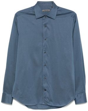 Corneliani Jersey Shirt - Blue