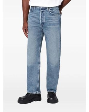 Agolde 90's Washed-Effect Jeans - Blue