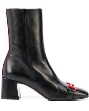 Madison Maison Horsebit Leather Boots - Black