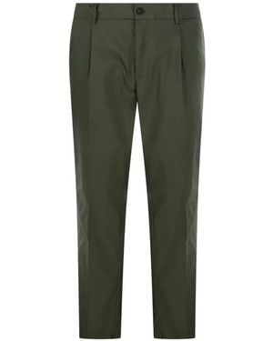 Entre Amis Pleated Trousers - Green