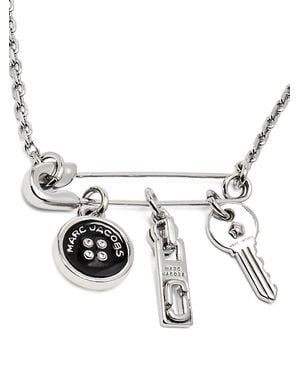 Marc Jacobs Collana Con Ciondolo - Metallizzato