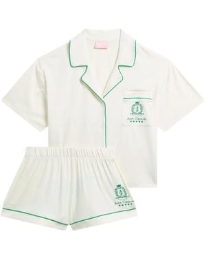 Juicy Couture Kurzärmeliger Pyjama - Weiß