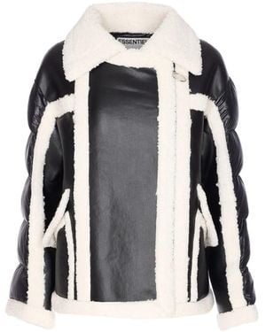 Essentiel Antwerp Giacca Con Inserti - Nero