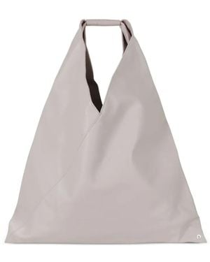 MM6 by Maison Margiela Medium Japanese Tote Bag - Grey
