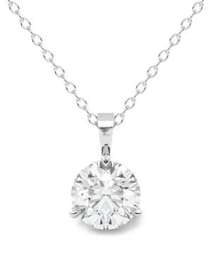 Diamond Essentials Collar Con Diamante Solitario De Laboratorio - Blanco