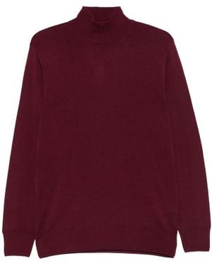 Canali ハイネック セーター - レッド