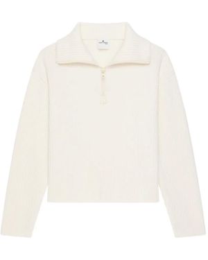 Courreges Jersey De Canalé - Blanco