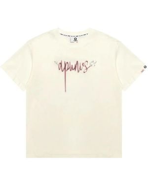 Aape By A Bathing Ape T-Shirt mit Bären-Print - Weiß