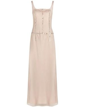 STAUD Greta ノースリーブ マキシドレス - ホワイト