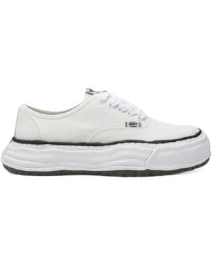 Maison Mihara Yasuhiro "Baker 26" Og Sole Canvas Low-Top Sneakers - White