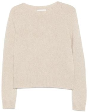 Bompard Crew-Neck Sweater - White