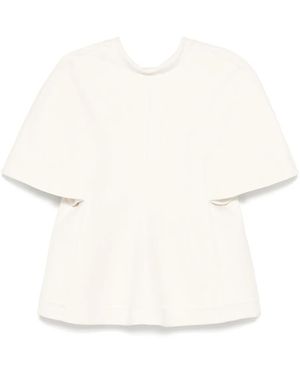Carven ダーツ トップ - ホワイト