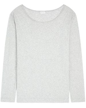 Dries Van Noten Loose Long Sleeve Top - White
