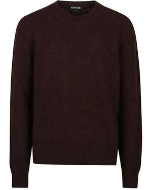 Tom Ford アルパカウール プルオーバー - ブラウン