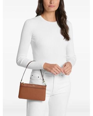 MICHAEL Michael Kors Jet Set Zip Wristlet - White