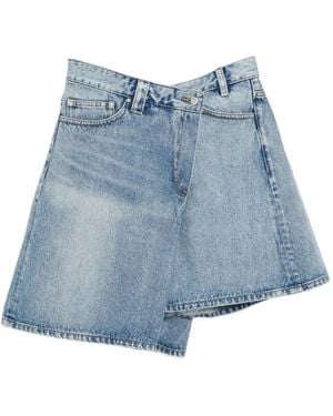 JNBY Asymmetric Layered Shorts - Blue