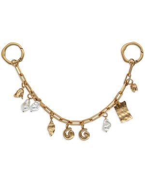 Cult Gaia Charm-Embellished Link-Chain Bag Chain - Metallic