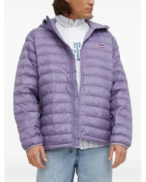 Levi's Quilted Hooded Jacket - Purple