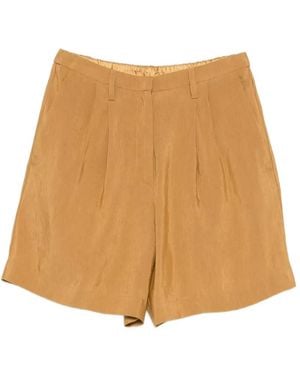 forte_forte Tailored Shorts - Natural