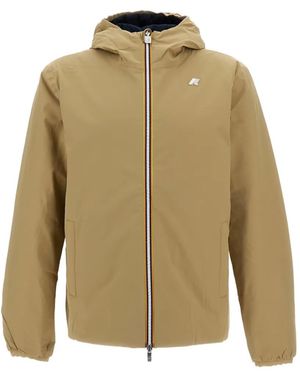 K-Way Jack Hooded Zip-Up Jacket - Natural