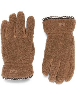 UGG Braid Gloves - Brown