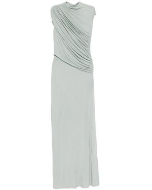 TOVE Saffron Draped Maxi Dress - White