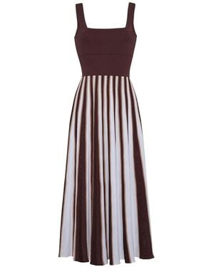 Cara Cara Waverly Striped Maxi Dress - Purple