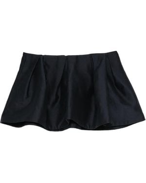 ShuShu/Tong Pleated Mini Skirt - Black
