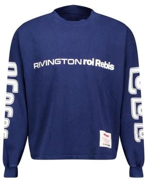 RIVINGTON roi Rebis Meta Uso Garden T-Shirt - Blue