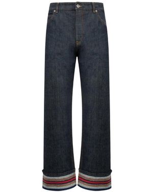 Loewe Turn-Up Jeans - Blue