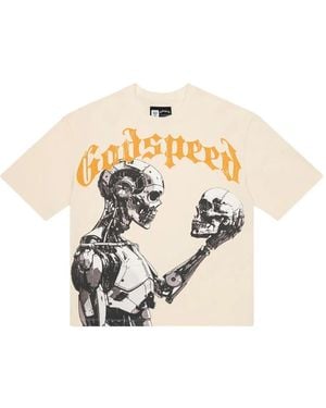 Godspeed T-Shirt Mankind Vs Ai Iii À Imprimé Graphique - Blanc