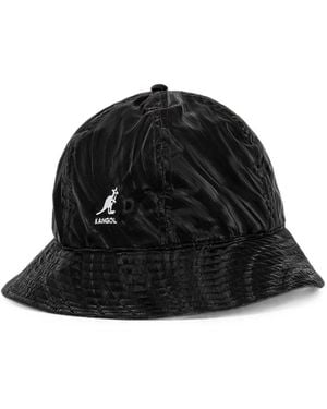 Kangol Logo-Patch Bucket Hat - Black
